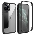 Coque Hybride iPhone 11 Pro - Série Shine&Protect 360 - Noire / Transparent