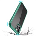 Coque Hybride iPhone 11 Pro Max - Série Shine&Protect 360 - Vert / Transparent
