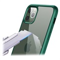 Coque Hybride iPhone 11 Pro Max - Série Shine&Protect 360 - Vert / Transparent