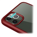 Coque Hybride iPhone 11 Pro Max - Série Shine&Protect 360 - Rouge / Transparent