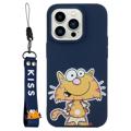 Coque iPhone 14 Pro en TPU avec Sangle Kiss Série
