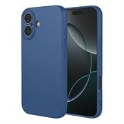Coque iPhone 17 en silicone antichoc - Bleue