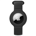 Bracelet Apple AirTag en Silicone Antichoc - Noir