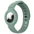 Bracelet Apple AirTag en Silicone Antichoc - Vert