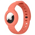 Bracelet Apple AirTag en Silicone Antichoc - Orange