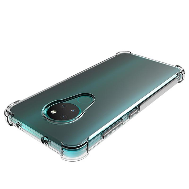 SDTEK Coque pour Nokia C01 Plus + Protection écran Verre Clear Gel Cover
