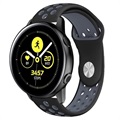 Bracelet Sports Samsung Galaxy Watch Active en Silicone - Noir / Gris