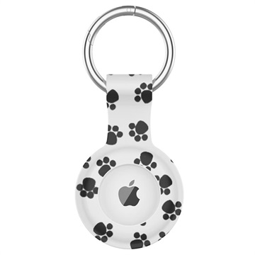 Étui Apple AirTag en Silicone avec Porte-clés - Pattes