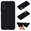 Coque Huawei Nova 5T, Honor 20/20S en Silicone Flexible - Noire