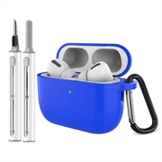 Étui en silicone pour AirPods Pro 3 avec mousqueton et stylo de nettoyage