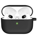 Étui AirPods 3 en Silicone avec Porte-clés A060 - Noir