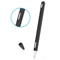 Etui Apple Pencil (2ème génération) en Silicone avec Capuchon - Noir