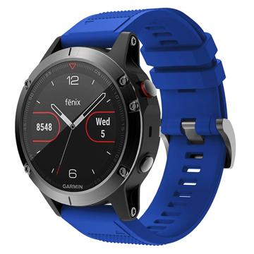 Bracelet en Silicone - Garmin Fenix 6 GPS/6 Pro GPS/5/5 Plus - Bleu