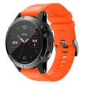 Bracelet en Silicone - Garmin Fenix 6 GPS/6 Pro GPS/5/5 Plus - Orange