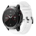 Bracelet en Silicone - Garmin Fenix 6 GPS/6 Pro GPS/5/5 Plus - Blanc