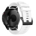 Bracelet en Silicone - Garmin Fenix 6 GPS/6 Pro GPS/5/5 Plus - Blanc