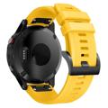 Bracelet en Silicone - Garmin Fenix 6 GPS/6 Pro GPS/5/5 Plus - Jaune