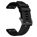 Bracelet en Silicone - Garmin Fenix 6 GPS/6 Pro GPS/5/5 Plus - Noir