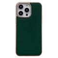 Coque iPhone 14 Pro Max Revêtue de Cuir - Série Silky