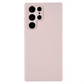 Coque Samsung Galaxy S22 Ultra 5G en Silicone Silky - Rose