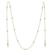 Sangle de chaîne simple pour lunettes - Or