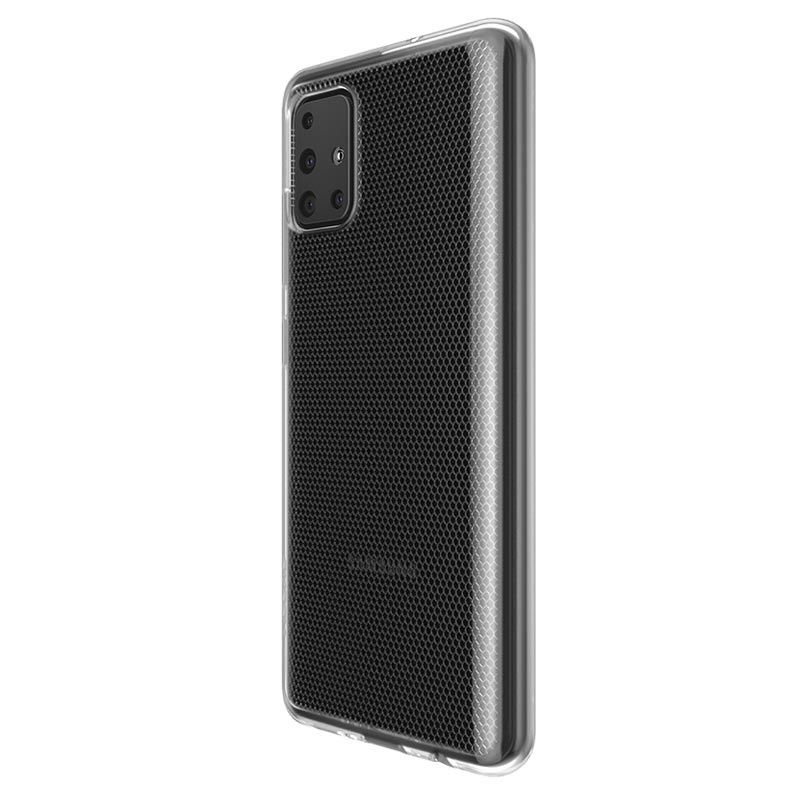 Adaptateur De Charge Sans Fil Usb-c Samsung Galaxy A51 Coque Samsung Galaxy A51 en TPU Skech Matrix SE - Transparent