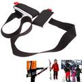 Porte-ski / Bande de fixation en nylon ajustable pour le portage à l'épaule et à la main