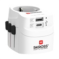 Adaptateur de Voyage Mondial Skross Pro Light avec USB-C, USB-A - 1750W