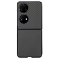 Coque Huawei P50 Pocket Svelte - Fibre de Carbone - Noire