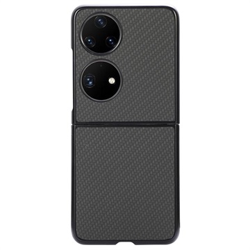 Coque Huawei P50 Pocket Svelte - Fibre de Carbone - Noire