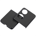 Coque Huawei P50 Pocket Svelte - Fibre de Carbone - Noire