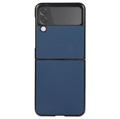 Samsung Galaxy Z Flip3 5G Slim Cover - Carbon Fiber - Blue
