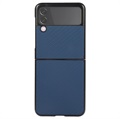 Samsung Galaxy Z Flip3 5G Slim Cover - Carbon Fiber - Blue