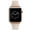 Bracelet Apple Watch Series 7/SE/6/5/4/3/2/1 en Cuir Fin - 45mm/44mm/42mm - Rose