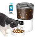 Distributeur automatique de nourriture Smart WiFi pour chiens et chats - 4l - Blanc