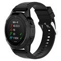 Bracelet Garmin Fenix 5X/Fenix 3 HR/Quatix 3/D2 en Silicone Souple - Noir