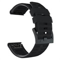 Bracelet Garmin Fenix 7X/6X GPS/6X Pro en Silicone Souple - Noir