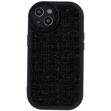 Coque iPhone 14 Plus en TPU Canvas - Noir