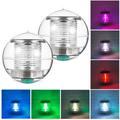 Lampes LED solaires flottantes à boule - 2 Pcs.