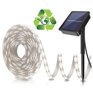 Bande LED Solaire avec 2 Modes de Fonctionnement - 3m - Imagée