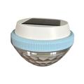 Lampe de piscine flottante à énergie solaire - forme pêche