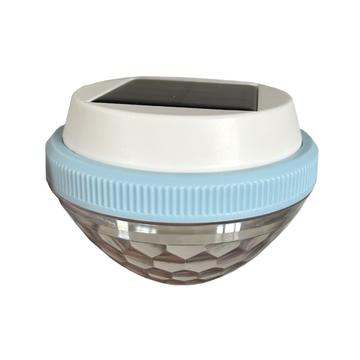 Lampe de piscine flottante à énergie solaire - forme pêche