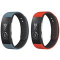 Bracelet en Silicone d'Origine SWR310 de Sony pour SmartBand Talk SWR30 - L - Rouge et Bleu