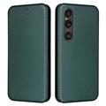 Étui à Rabat Sony Xperia 1 VI - Fibre de Carbone