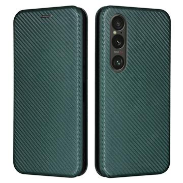 Étui à Rabat Sony Xperia 1 VI - Fibre de Carbone
