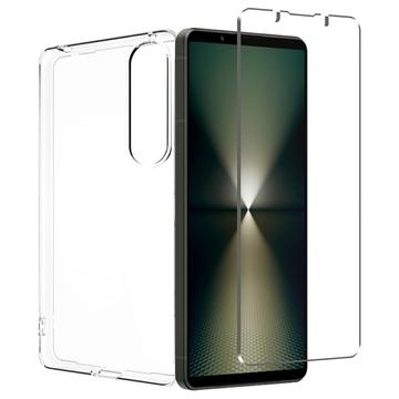 Coque Sony Xperia 1 VII en TPU avec Protecteur d’Écran - Saii 2-en-1