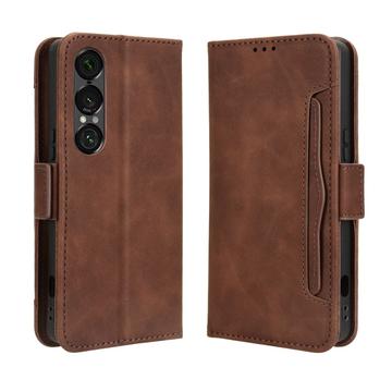 Étui portefeuille Sony Xperia 1 VII Porte-Cartes - Marron