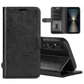 Étui Portefeuille Sony Xperia 1 VII avec Fermeture Magnétique - Noir