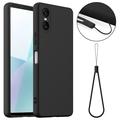 Coque Sony Xperia 10 VI en Silicone Liquide - Compatible MagSafe - Noire