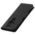 Étui Portefeuille Sony Xperia Pro-I en Cuir avec Béquille - Noir